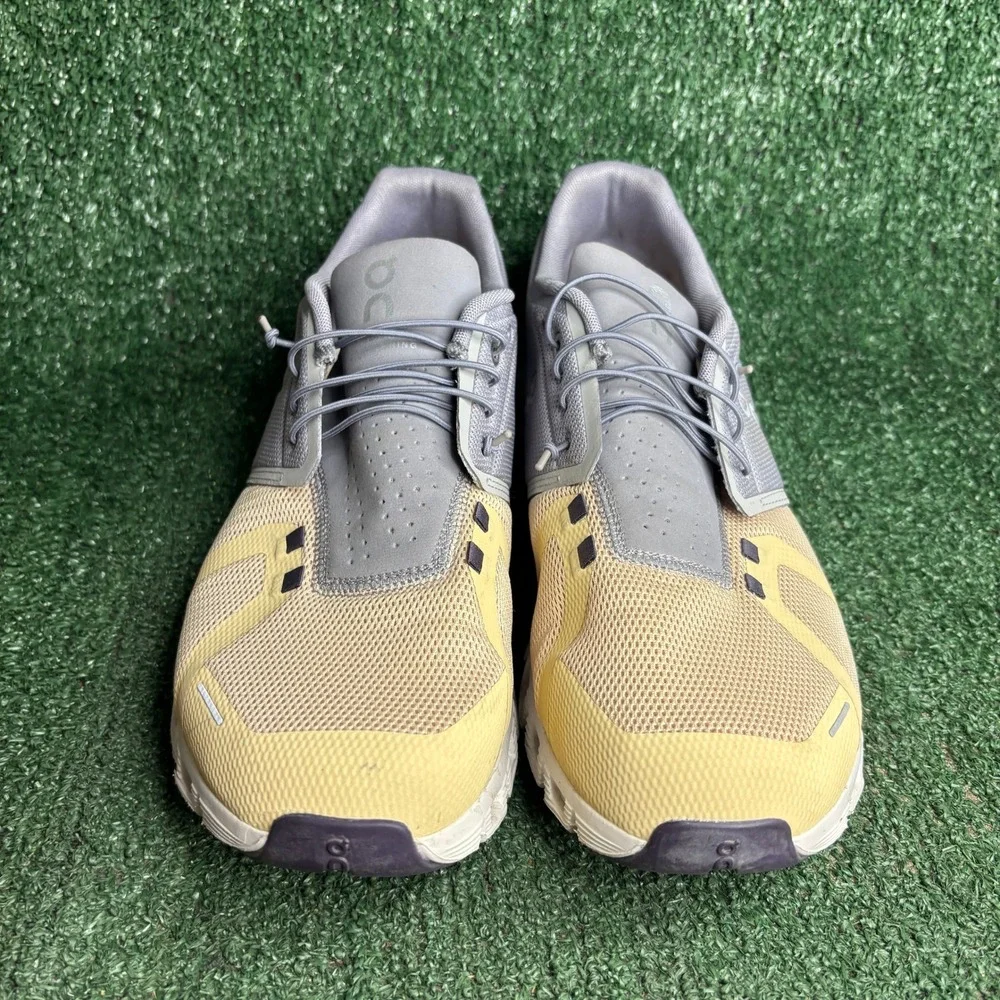 On Cloud 5 Lightweight Breathable Athletic Running Sneaker Fog Savannah Men 12.5